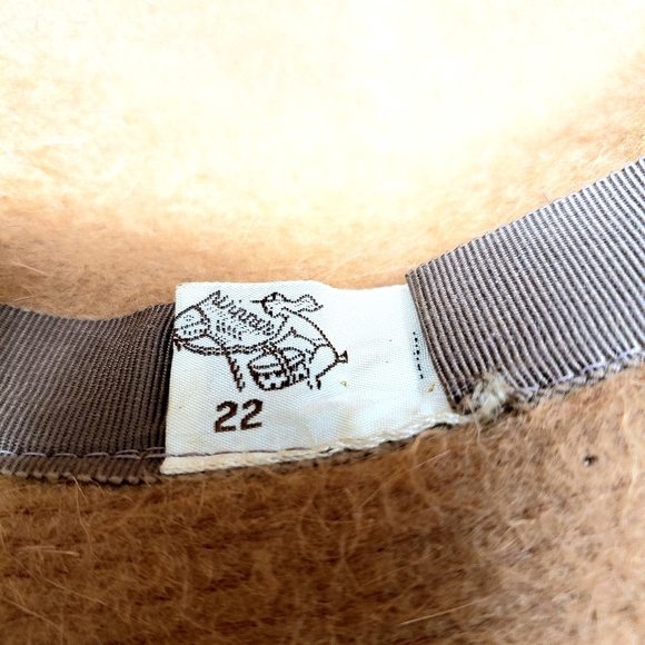 Winner Brand Vintage Tan Fashion Hat Womens 22 - Picture 8 of 9